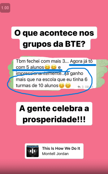 Aluno ganhando mais do que na escola em que trabalhava (1)